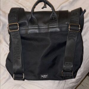 Botkier Black Men's Backpack with Textured Straps